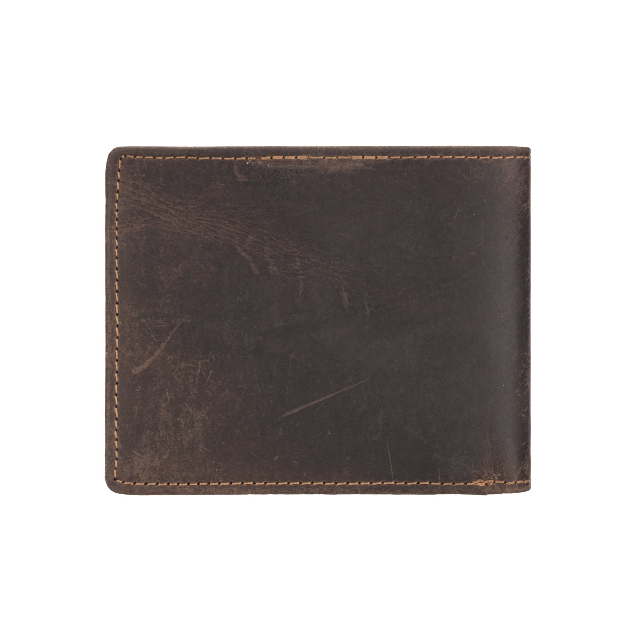 Brown Charlie Leather Wallet for men by Minori Leather, featuring a sleek design and multiple card slots.