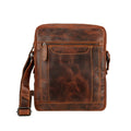 Tokyo Leather Crossbody Bag in Chestnut
