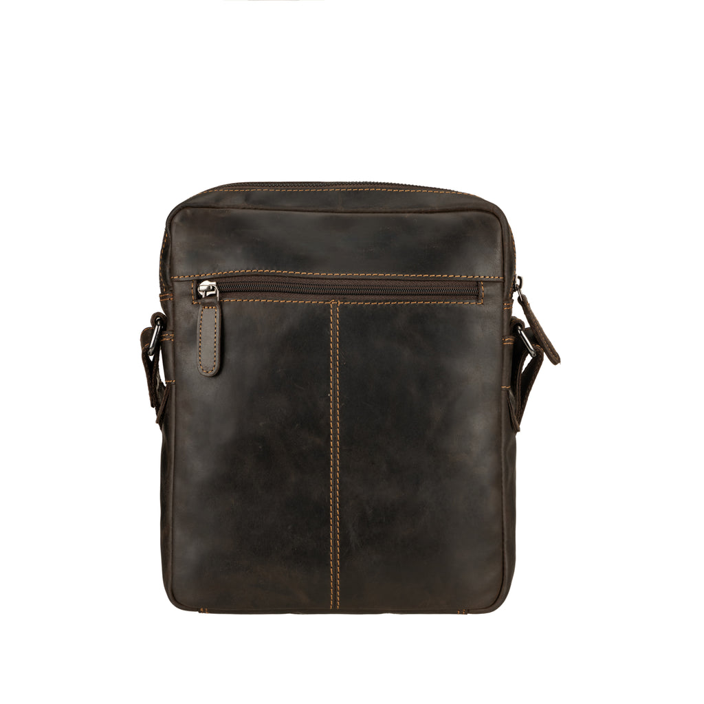 Tokyo Leather Crossbody Bag in Brown