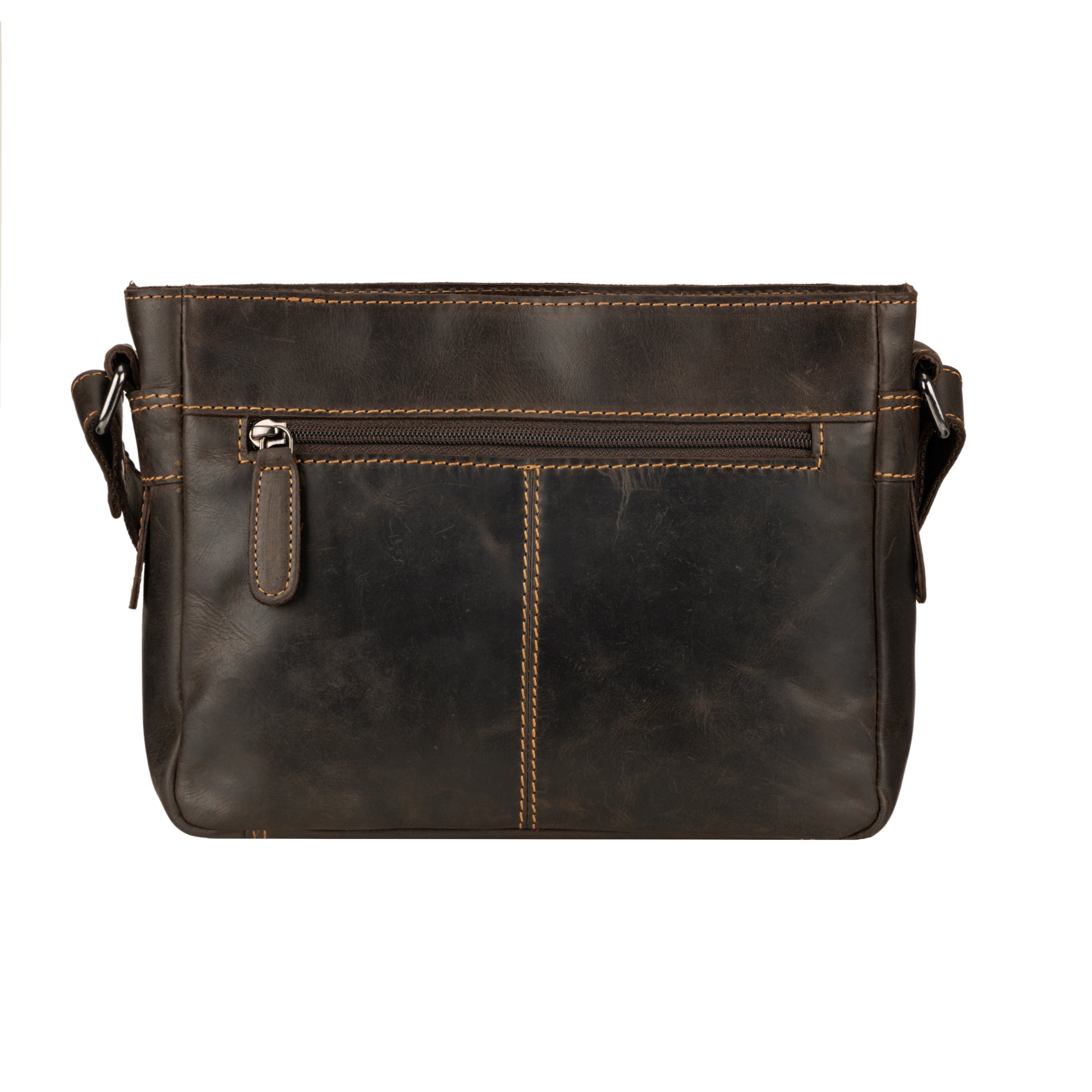 Camden Leather Crossbody Bag in Brown