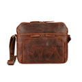 Siena Leather Crossbody Bag in Chestnut