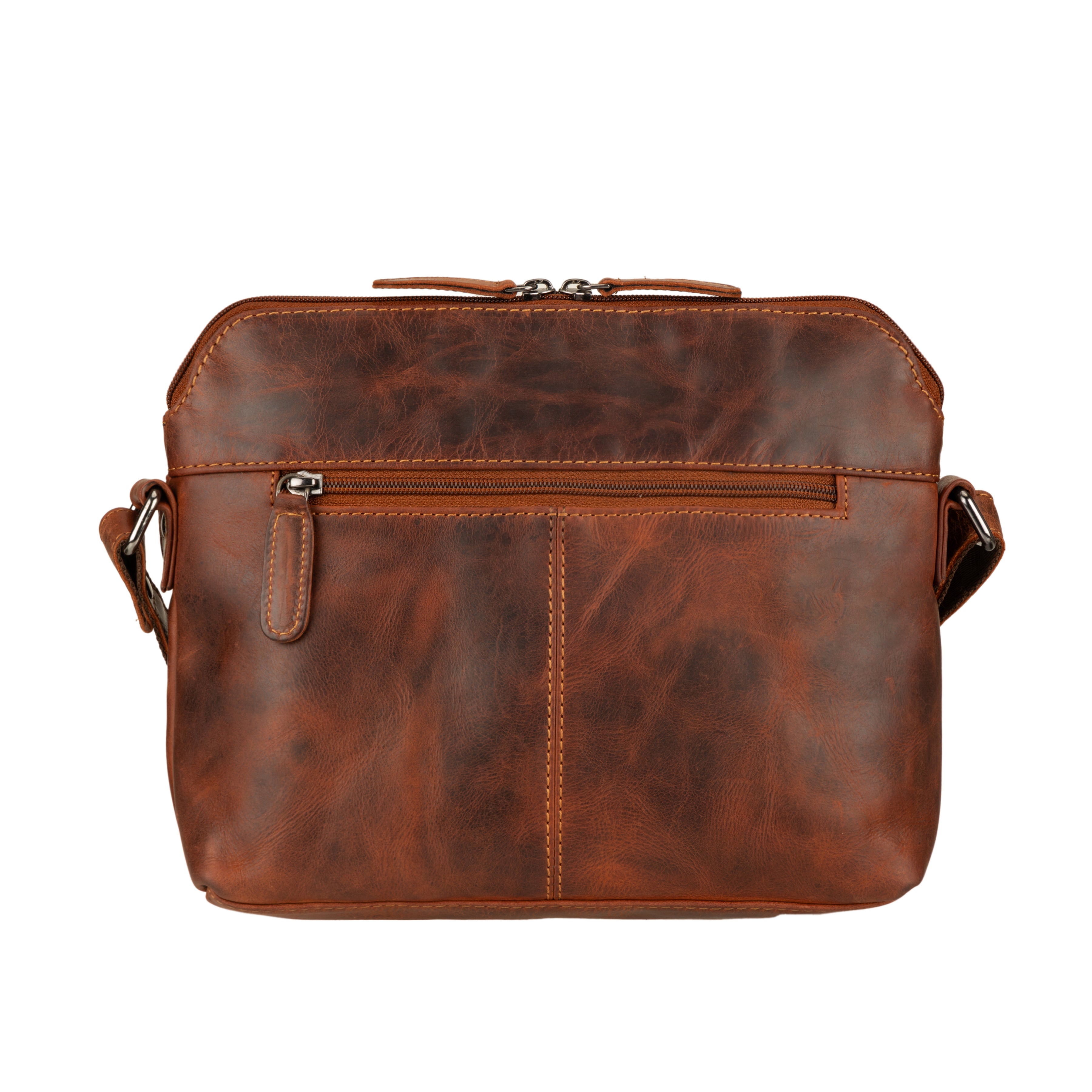 Siena Leather Crossbody Bag in Chestnut