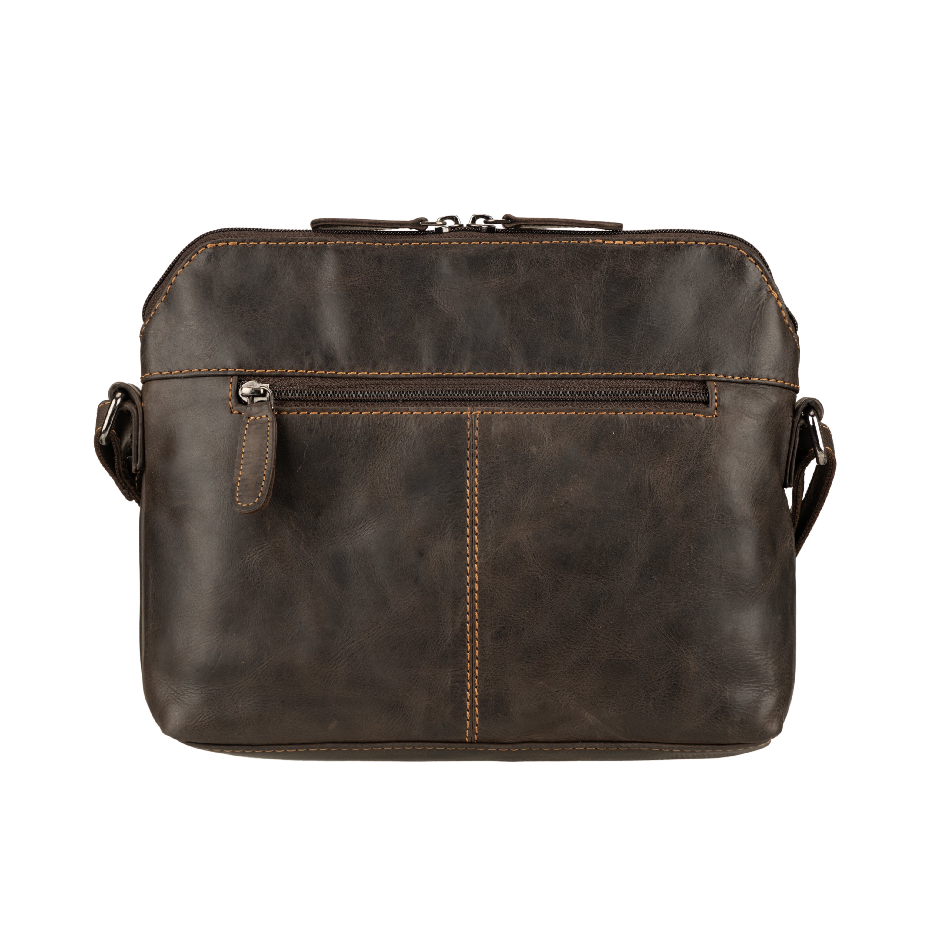 Siena Leather Crossbody Bag in Brown