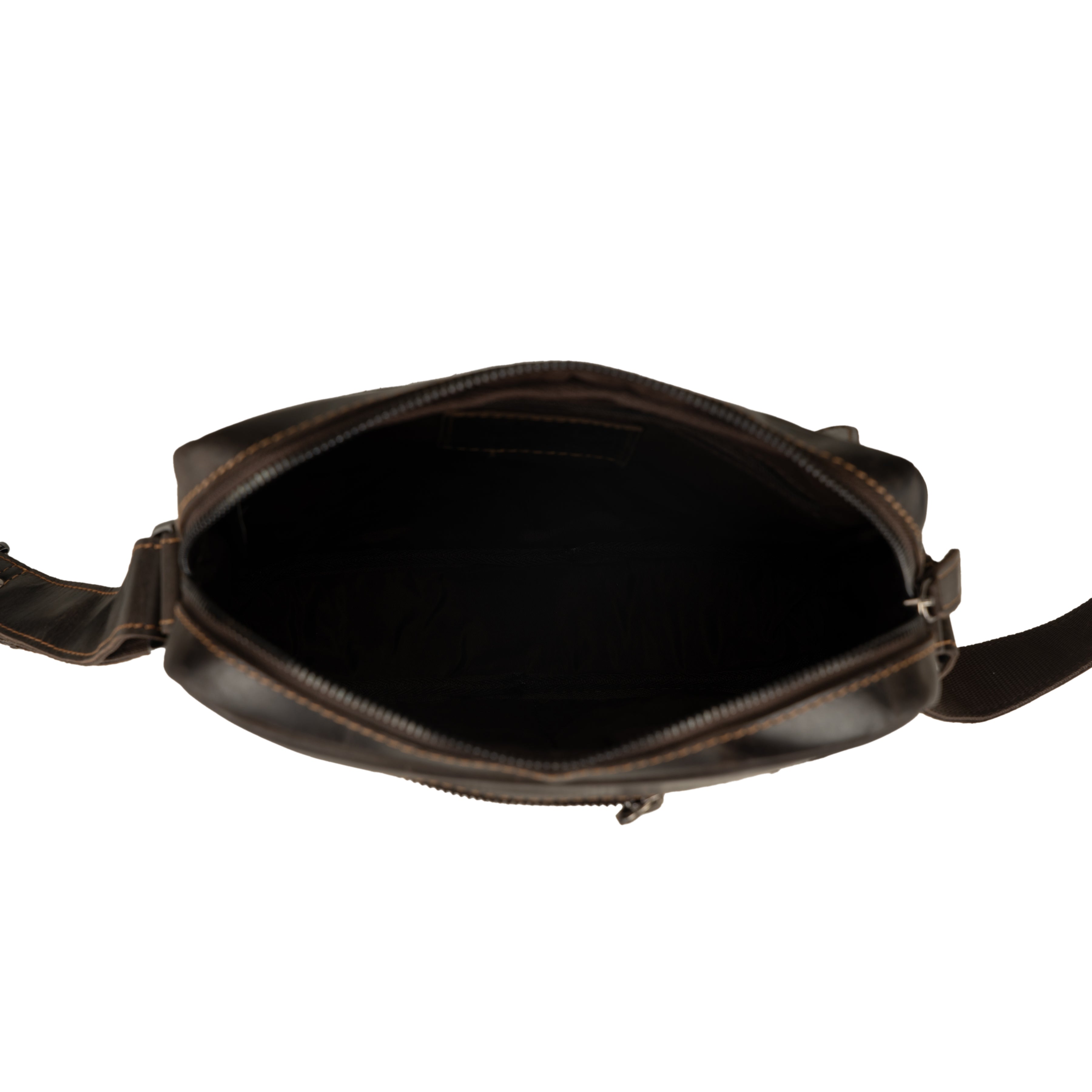 Tokyo Leather Crossbody Bag in Brown